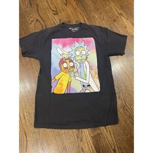 Rick And Morty Graphic Adult Swim T-Shirt Men's Adult Size M Short Sleeve